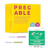 PREGABLE Pregable Combo Kit mit 50 Ovulationstests...