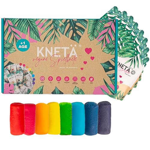 KNETÄ Vegane Spielknete (8X 50g Bag Sets) I Knete...