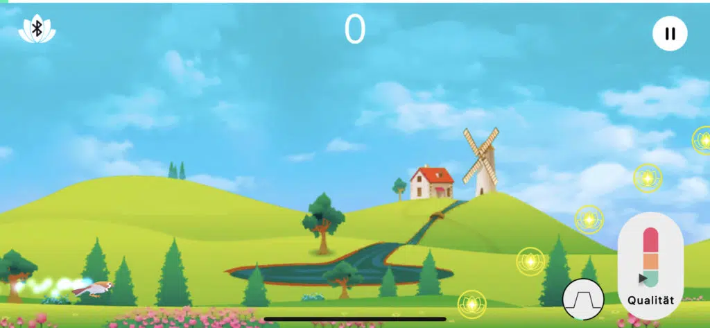 Die Spiele auf der Perifit App machen Spaß