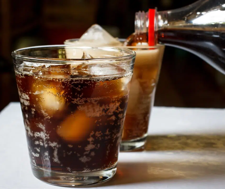 Auch Cola enthält viel Koffein