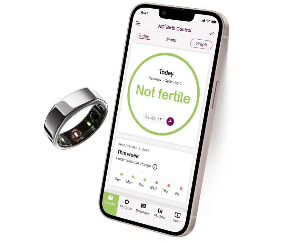 Neue Kooperation von Oura Ring und Natural Cycles zur Zykluskontrolle mit Temperatur.