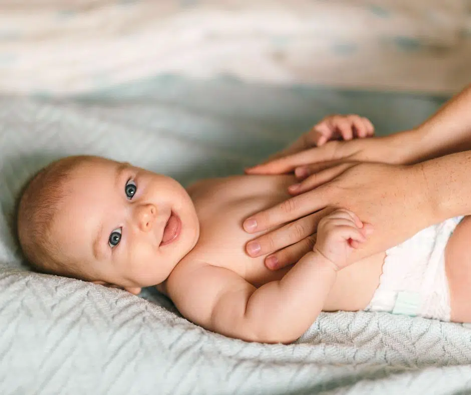Mandeloel fuer die Babymassage